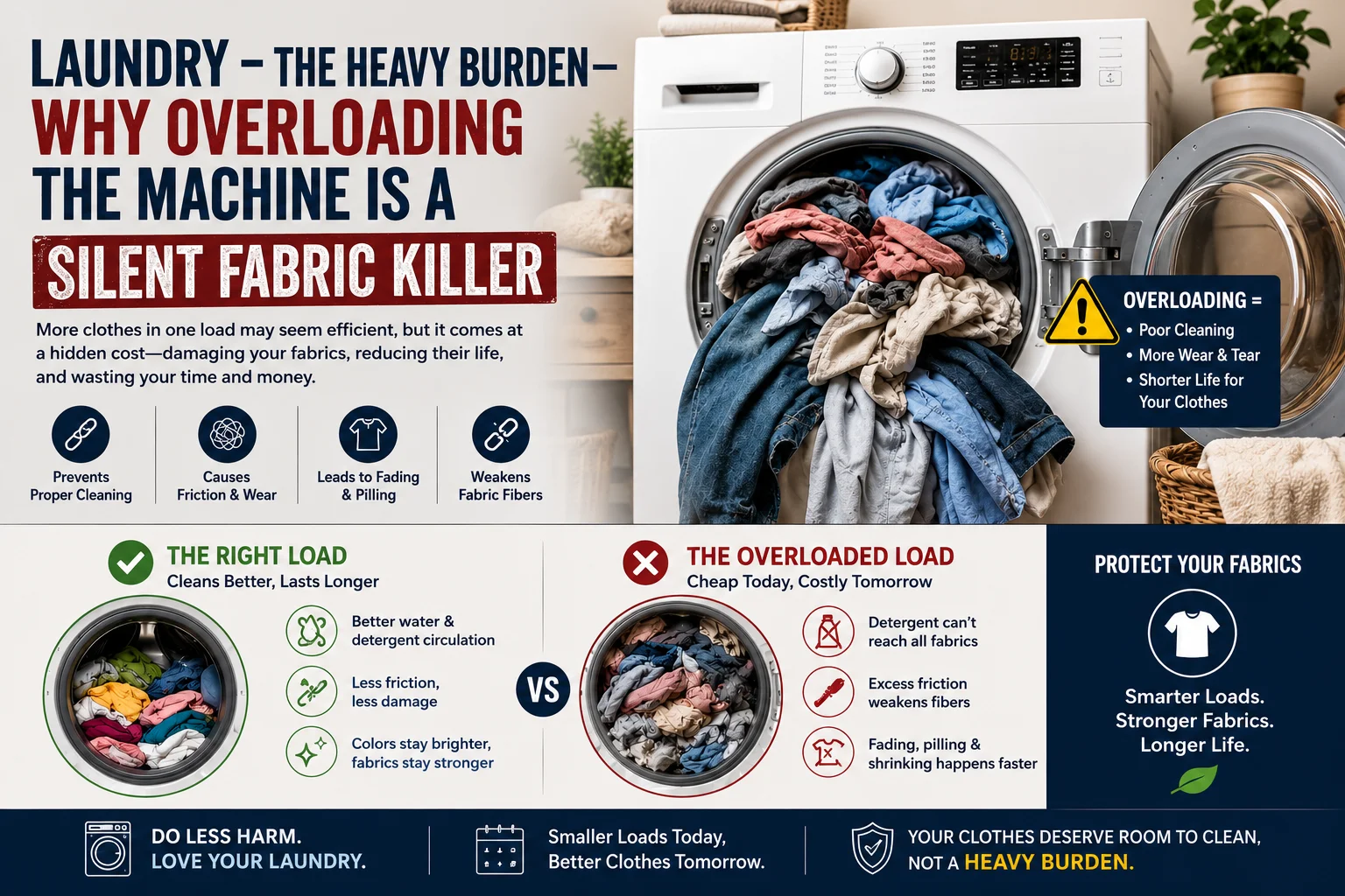 The Heavy Burden—Why Overloading the Machine is a Silent Fabric Killer