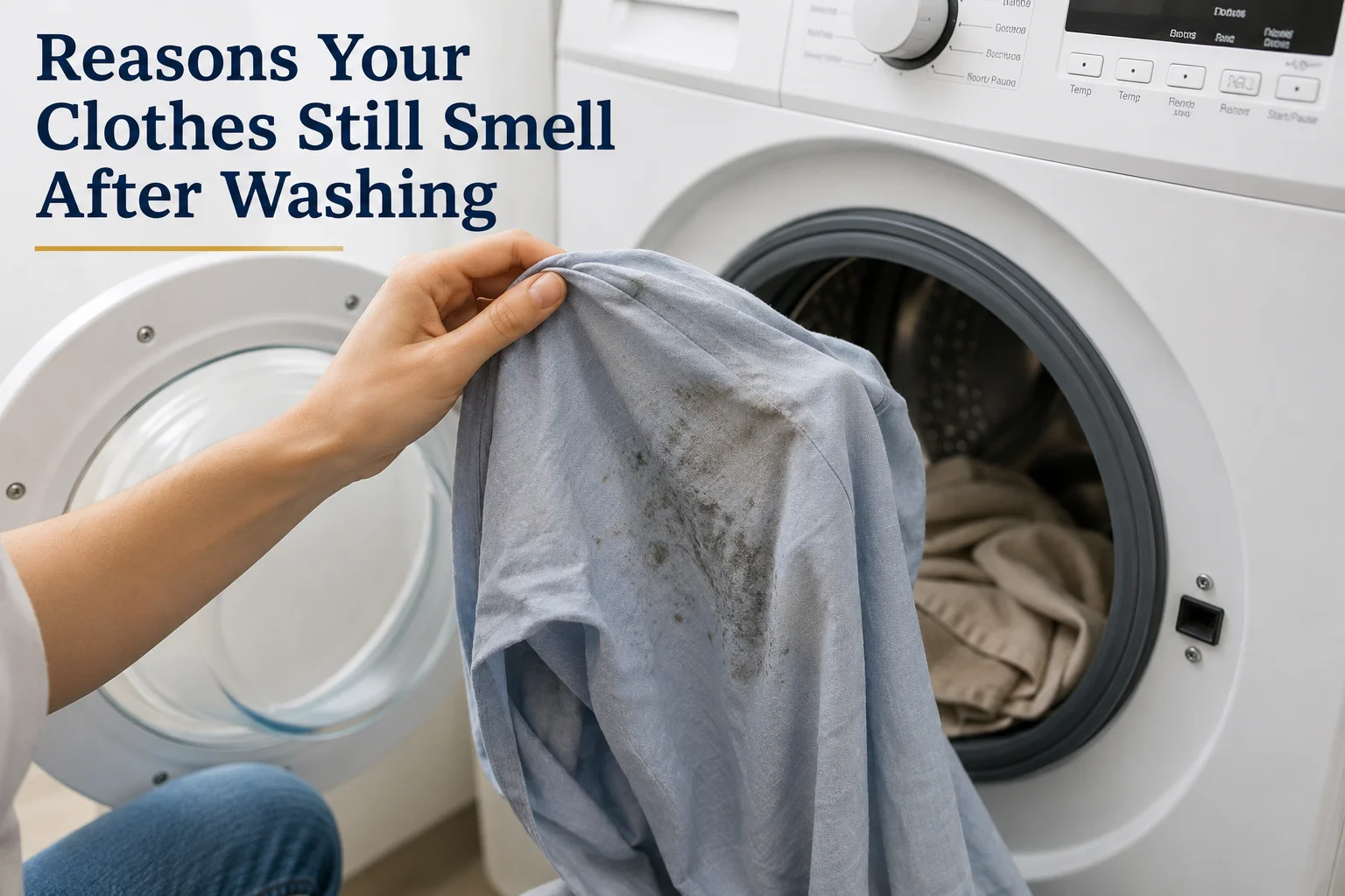 Reasons Your Clothes Still Smell After Washing