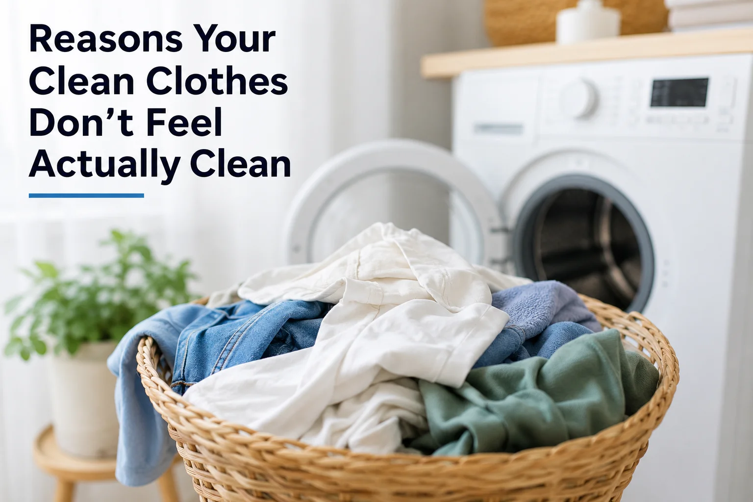 Reasons Your Clean Clothes Don’t Feel Actually Clean